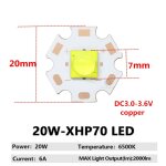 Source de lumire de plonge pour lampe de poche, lampe de voiture, remplacement led cob, dc3v, 6v, 24v, ...