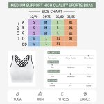 Soutiens gorge femme sans armatures sans coutures brassiere sport femme maintien fort confortable soutien ...