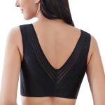 Soutien gorge grande taille femme soutien gorge de sport coussinets amovibles brassire dos crois yoga ...