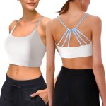 Soutien - gorge de sport a bretelles pour femme - haut de yoga sans armature - sans couture - rembourr ...