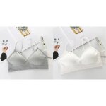 Soutien - gorge de sport dos nu pour femmes, sous - vtements sans couture, sangle d'paule rglable, ...