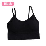 Soutien - gorge de sport dos nu pour femmes, sous - vtements sans couture, sangle d'paule rglable, ...