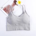 Soutien - gorge de sport dos nu pour femmes, sous - vêtements sans couture, sangle d'épaule réglable, ... Soutien - gorge de sport dos nu pour femmes, sous - vêtements sans couture, sangle d'épaule réglable, ...