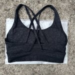 Soutien - gorge de sport pour femmes, couleur unie, dos crois, haut moulant, haute rsistance, entranement ...