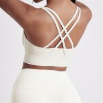 Soutien - gorge de sport pour femmes, couleur unie, dos croisé, haut moulant, haute résistance, entraînement ... Soutien - gorge de sport pour femmes, couleur unie, dos croisé, haut moulant, haute résistance, entraînement ...