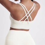 Soutien - gorge de sport pour femmes, couleur unie, dos croisé, haut moulant, haute résistance, entraînement ... Soutien - gorge de sport pour femmes, couleur unie, dos croisé, haut moulant, haute résistance, entraînement ...