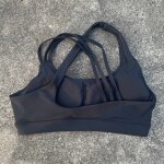 Soutien - gorge de sport pour femmes, couleur unie, dos croisé, haute résistance, haut moulant, entraînement ... Soutien - gorge de sport pour femmes, couleur unie, dos croisé, haute résistance, haut moulant, entraînement ...