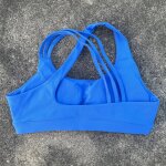 Soutien - gorge de sport pour femmes, couleur unie, dos croisé, haute résistance, haut moulant, entraînement ... Soutien - gorge de sport pour femmes, couleur unie, dos croisé, haute résistance, haut moulant, entraînement ...