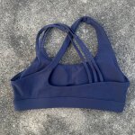 Soutien - gorge de sport pour femmes, couleur unie, dos croisé, haute résistance, haut moulant, entraînement ... Soutien - gorge de sport pour femmes, couleur unie, dos croisé, haute résistance, haut moulant, entraînement ...