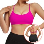 Soutien - gorge de sport pour femmes, avec coussinet, dbardeur de course, dos nu, antichoc, sous - vtements ...