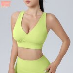 Soutien - gorge de sport pour femmes avec cup intégrée veste de yoga a haute résistance anti - choc fixation ... Soutien - gorge de sport pour femmes avec cup intégrée veste de yoga a haute résistance anti - choc fixation ...