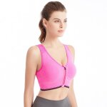 Soutien - gorge de sport a fermeture eclair avant pour femme, sous - vêtement de course, fitness, brassière ... Soutien - gorge de sport a fermeture eclair avant pour femme, sous - vêtement de course, fitness, brassière ...