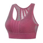 Soutien - gorge de sport sans armatures, dos croisé, bonnets amovibles, sans couture, pour le yoga, 1 ... Soutien - gorge de sport sans armatures, dos croisé, bonnets amovibles, sans couture, pour le yoga, 1 ...