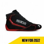 Sparco - 00129544nrrs - mixte bottines slalom 2022 taille 44 noir / rouge chaussure bateau, standard