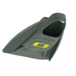 Speedo palmes de natation dmc super fin unisex eu 45 soft olive / hyper jaune