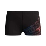 Speedo short de bain medley logo gar�ons 13 - 14 ann�es anthracite / neon coral