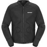 Spidi armored tex veste textile de moto, noir, taille l pour hommes