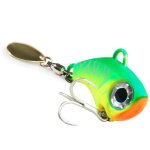 Spinner bait vib spoon metal jig, leurre de pche a vibration, appt dur el, paillettes, wobble, rotation, ...