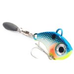 Spinner bait vib spoon metal jig, leurre de pche a vibration, appt dur el, paillettes, wobble, rotation, ...