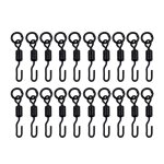 Spinner pivotant pour ronnie rig, matriel de pche a la carpe, accessoires d'outils, noir, protection ...