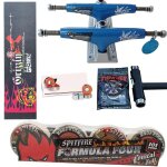 Spitfire - roue de skateboard forge thunder trucks, roulements en acier chrom pro, ruban adhsif grip, ...