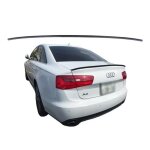 Spoiler coffre botte lvre pour audi a6 c7 4g 4d 11 - 18 noir mat