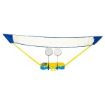 Sportx badminton net set in case plastique multico