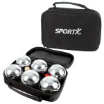 Sportx p�tanque metal balls 6pcs