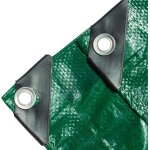 Spwa - bâche de protection, 3 x 3 m, 150 g / m, verte, polyvalente, avec ?illets, bâche de construction, ... Spwa - bâche de protection, 3 x 3 m, 150 g / m, verte, polyvalente, avec ?illets, bâche de construction, ...