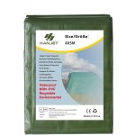 Spwa - hanjethj b�che de protection en tissu imperm�able multi - usages, vert, 140 g, pour auvent, b�che ...