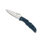 Spyderco c10fpk390 couteau lame acier k390 bohler a cran manche 12, 5 cm nylon / fibre de verre bleu