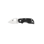 Spyderco c130gp couteau chicago, lame acier 440c a cran int�rieur, profil plat, manche 8 cm g10 noir