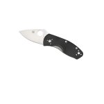 Spyderco c148gp couteau ambitious, lame acier 8cr13mov a cran int�rieur, profil plat, manche 9 cm g10 ...