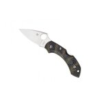 Spyderco c28zfpgr2 couteau dragonfly 2 zome, lame acier vg - 10 a cran, profil plat, manche 8 cm nylon ...