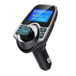 Sr - 23041voiture bluetooth lecteur mp3 transmetteur fm appel mains libres, double recharge usb, micro ...