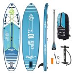Stand up paddle gonflable sun cruise 10'2 - 310x84x15cm (10 2'x33 x6 ) skiffo - dropstitch double couche ...