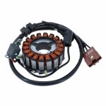 Stator allumage adaptable moteur piaggio quasar 125 - 250 - 300 4t injection eau (18 p�les - triphase ...