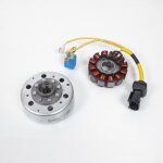 Stator rotor d allumage origine pour scooter piaggio 125 zip st 2000 - 2005 58059r / 584694 neuf