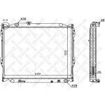 Stellox 10 - 25153 - sx radiateur, refroidissement du moteur pour toyota