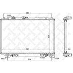 Stellox 10 - 25367 - sx radiateur, refroidissement du moteur pour mitsubishi
