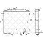 Stellox 10 - 26607 - sx radiateur, refroidissement du moteur pour hyundai