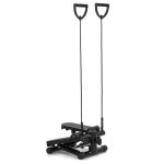 Stepper de fitness - springos - noir - compteur de pas - c�bles de r�sistance - mixte