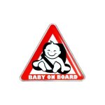 Sticker autocollant 3d bb a bord, 68 x 60 mm