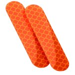 Stickers r�fl�chissants cache fourche pour ninebot s�rie f ninebot orange