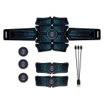 Stimulateur abdominal ems usb, equipement d'entranement physique, electrostimulation musculaire, massage ...