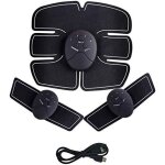 Stimulateur musculaire electrique, appareil de fitness rechargeable avec 6 modes et 10 niveaux d'intensit ...