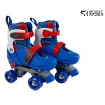 Street rider patins a roulettes r�glables bleu 27 - 30