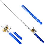 Stylo de canne a pche pliable, ensemble de moulinet tlescopique, mini - canne a pche pliable de poche ...