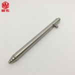Stylo mtallique tactique en forme de boulon en acier inoxydable, outil de poche edc, equipement de survie ...