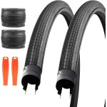 Subzonal - lot de 2 pneus pliables de 700x28 / 32 / 35 pouces - pneu de rechange pliable pour v�lo de ...